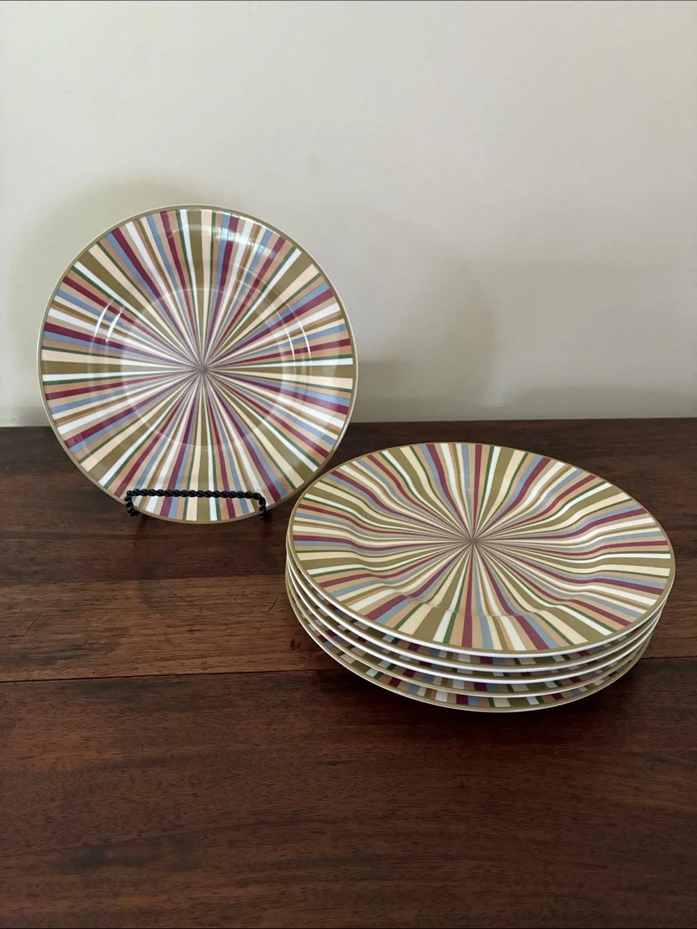 Set of 6 Laura Ashley Hampshire Floral Salad Plates